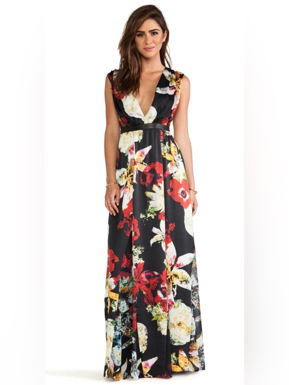 Alice + Olivia Multi Color Gown Size 8
